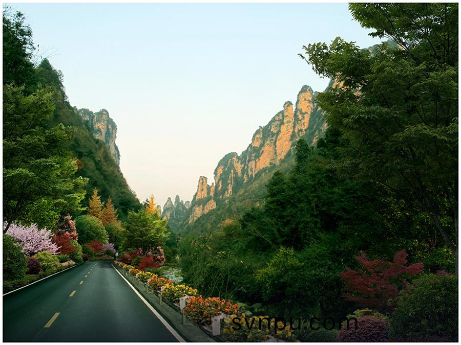 張清公路老沐(mu)浴-武(wu)陵(ling)源道(dao)路(lu)改(gai)造(zao)工(gong)程